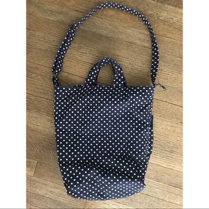 Navy/White Baggu Tote